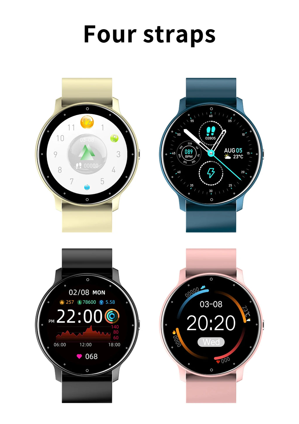 T950 SMARTWATCH FOR ANDROID/IOS