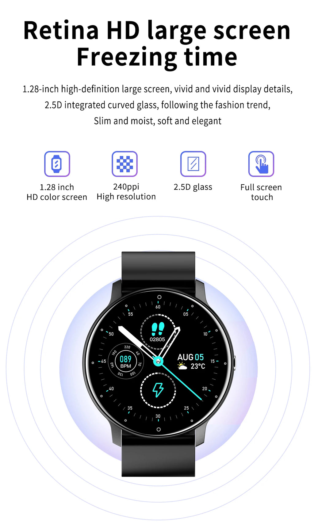 T950 SMARTWATCH FOR ANDROID/IOS