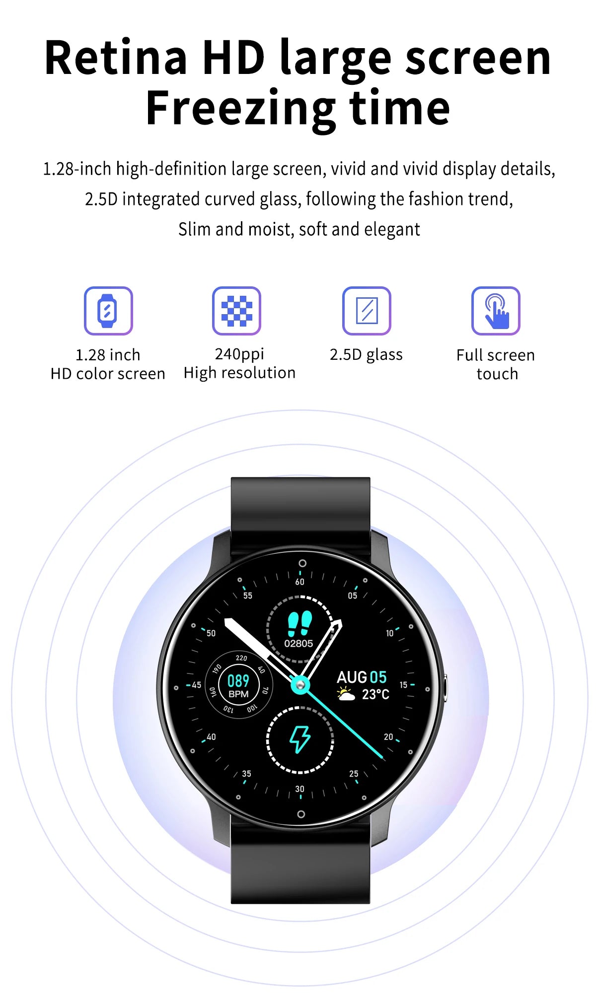 T950 SMARTWATCH FOR ANDROID/IOS
